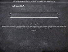 Tablet Screenshot of myfreemp3.info